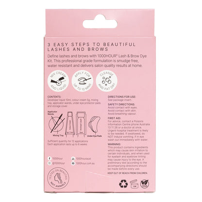 1000HOUR Lash & Brow Dye Kit Graphite