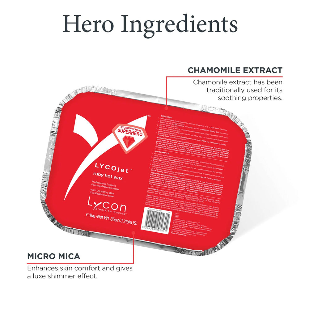 Lycon Lycojet Ruby Hot Wax 1kg