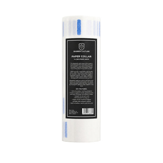 Barber Culture Paper Collar White 5Pk