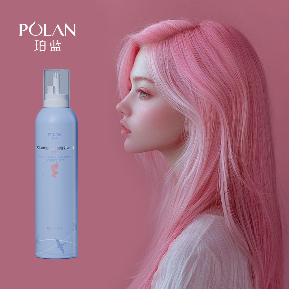 Polan Cloud Lock Colour Mousse Pink 250g