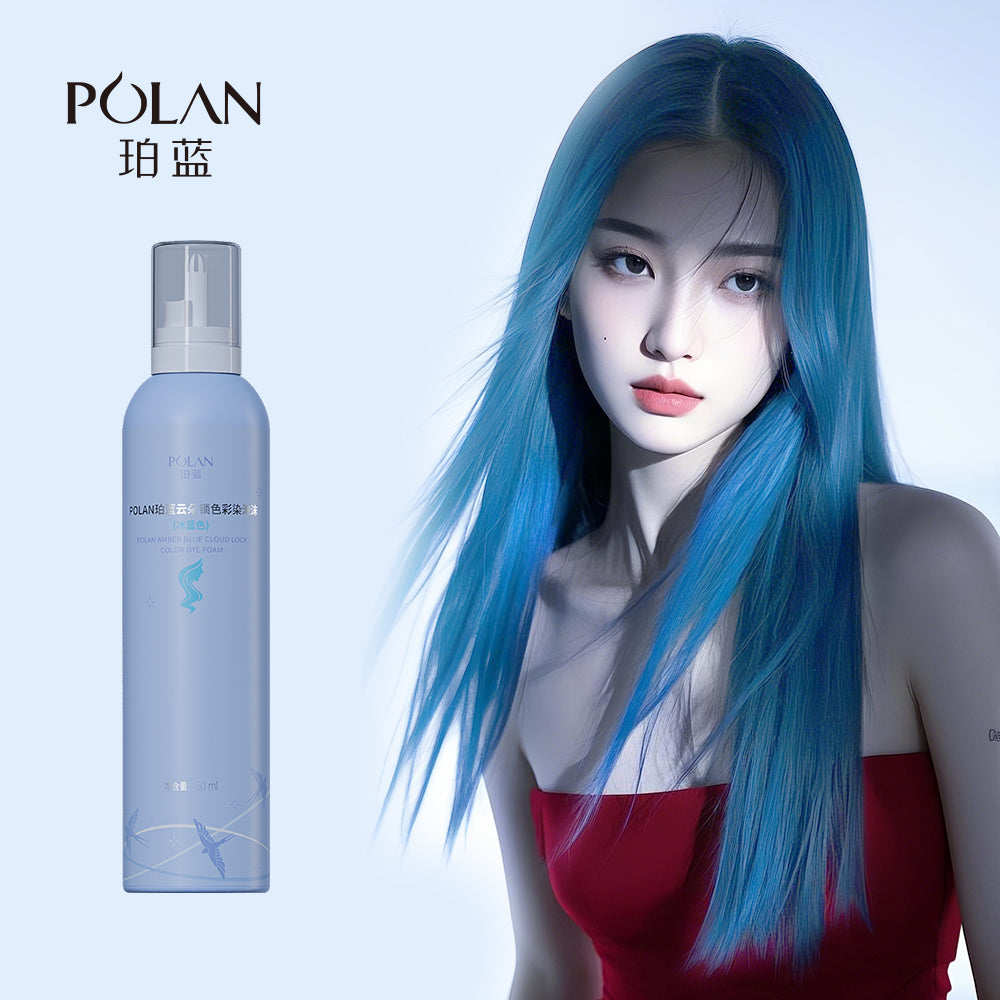 Polan Cloud Lock Colour Mousse Ice Blue 250g