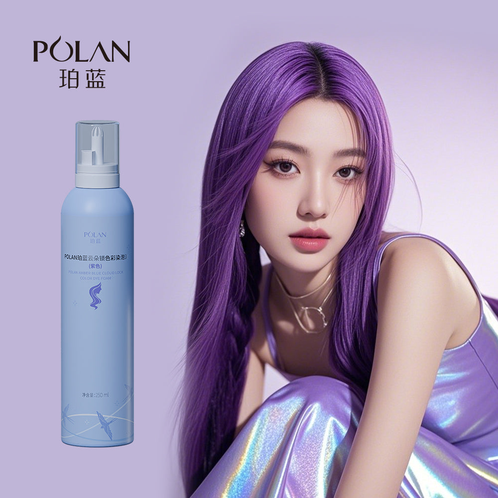 Polan Cloud Lock Colour Mousse Purple 250g