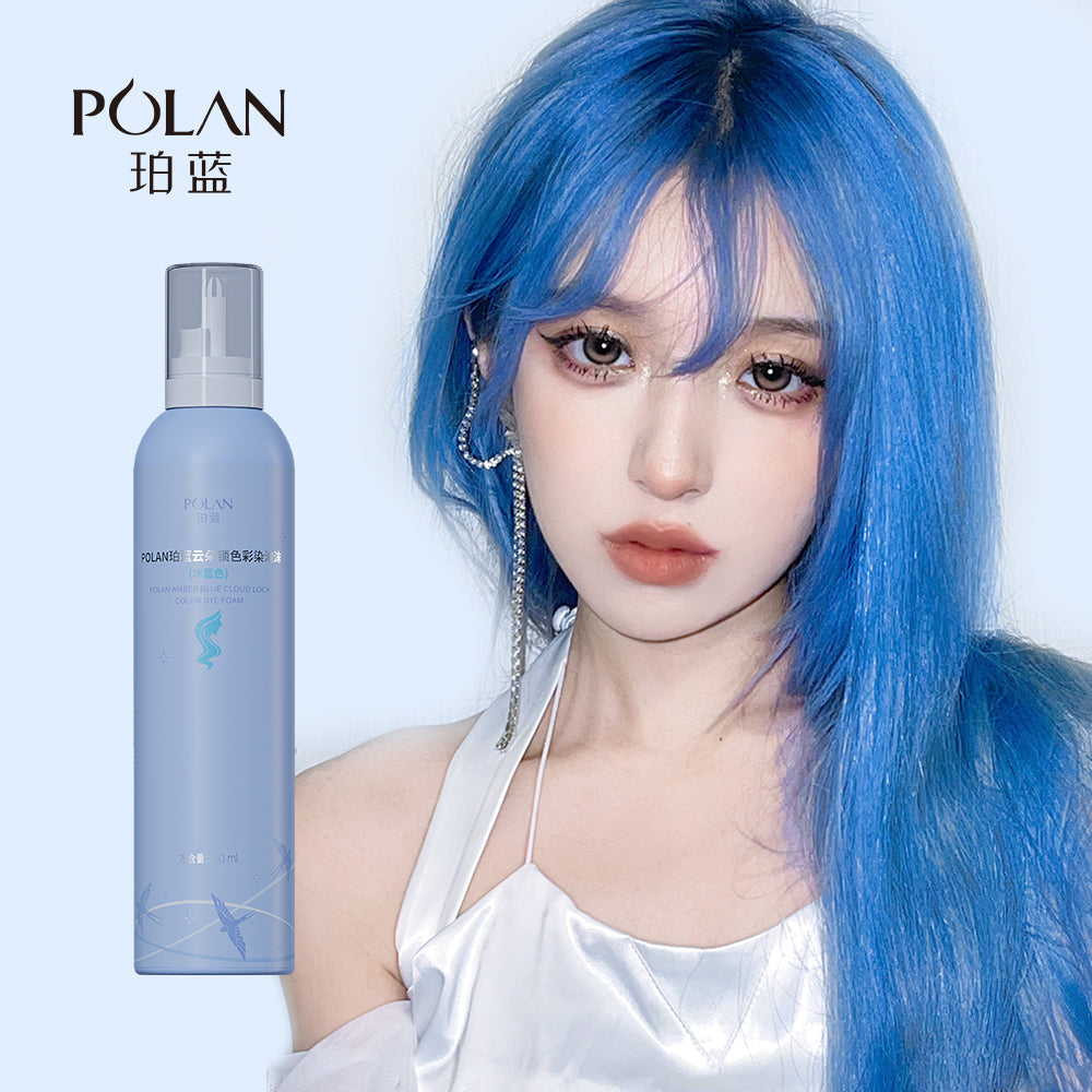 Polan Cloud Lock Colour Mousse Ice Blue 250g