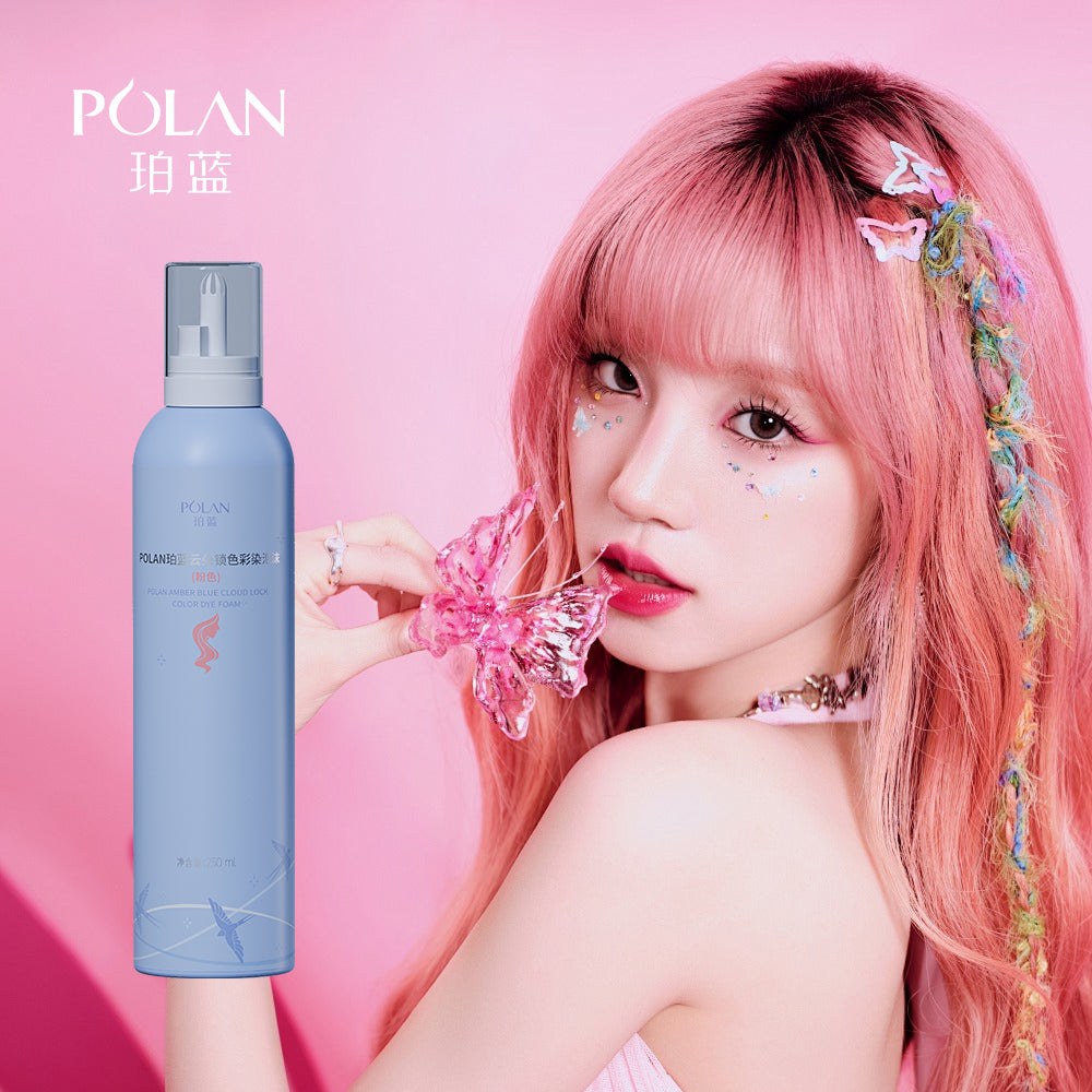Polan Cloud Lock Colour Mousse Pink 250g