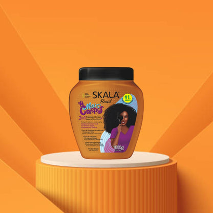 Skala Mais Crespos #SuperCurly 2 in 1 Detangling Hair Treatment Conditioning Cream 1000g