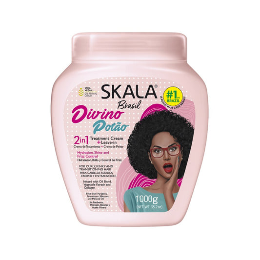 Skala Divine Curl Power 2 in 1 Hair Treatment Conditioning for Curly Hair 1000g