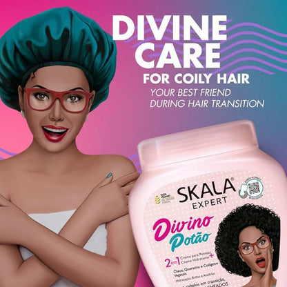 Skala Divine Curl Power 2 in 1 Hair Treatment Conditioning for Curly Hair 1000g