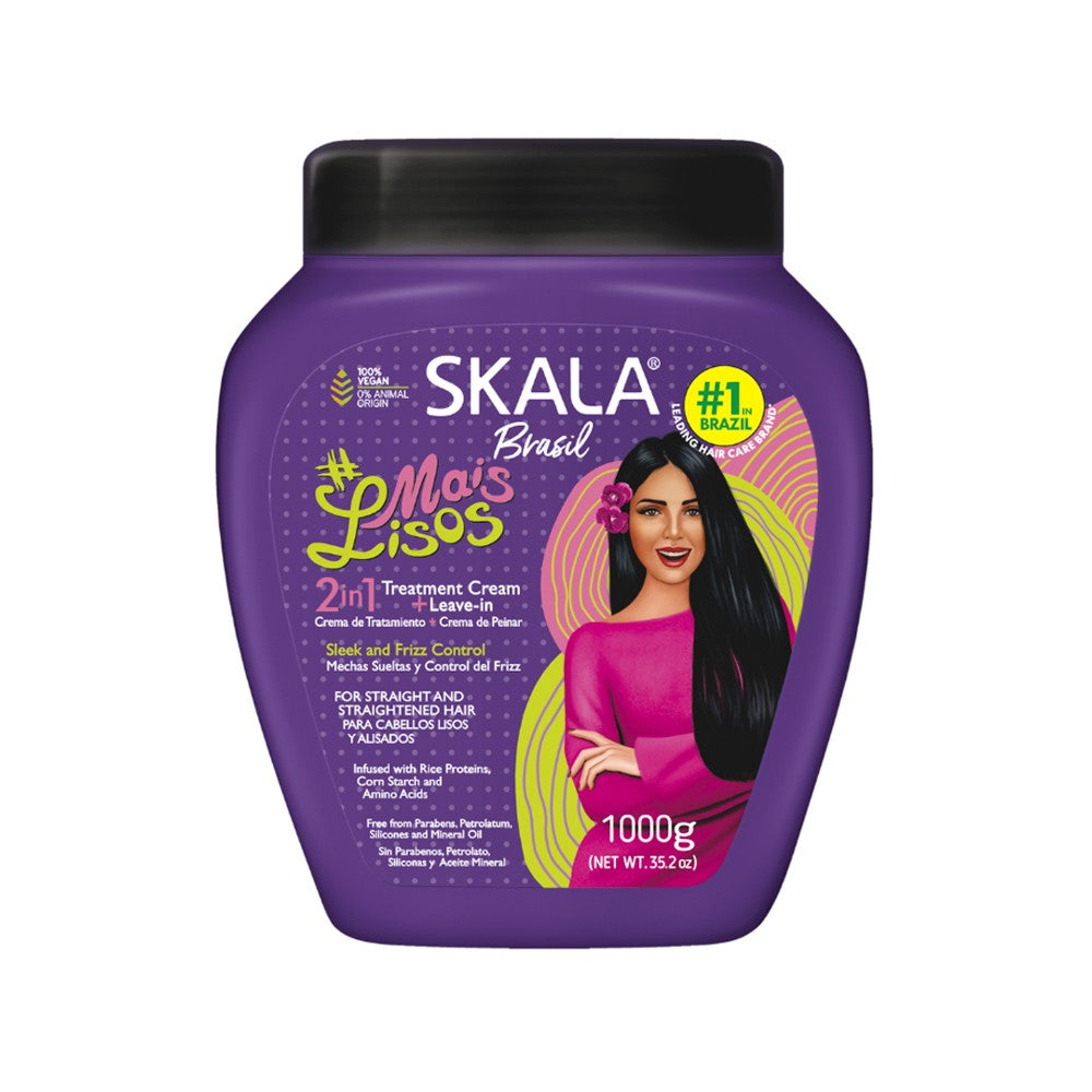 Skala Mais Lisos #Straighter 2 in 1 Hair Treatment Conditioning Cream 1000g