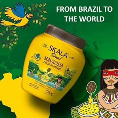 Skala Maracuja Passion Fruit & Amazonian Olive Oil  2 in 1 Hair Treatment Conditioning Cream 1000g