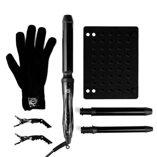 H2D X3 Professional Curling Wand Black