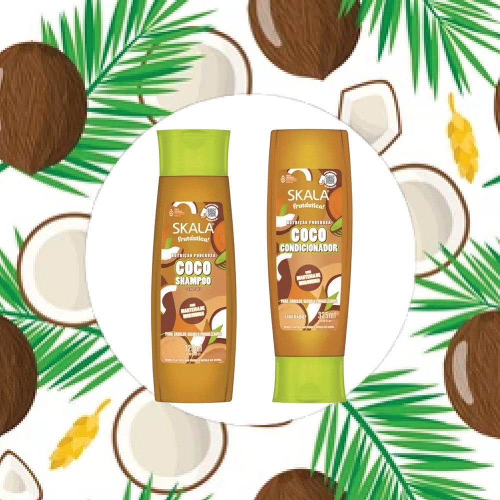 Skala Frutastica Coconut Shampoo & Conditioner Kit 325ml