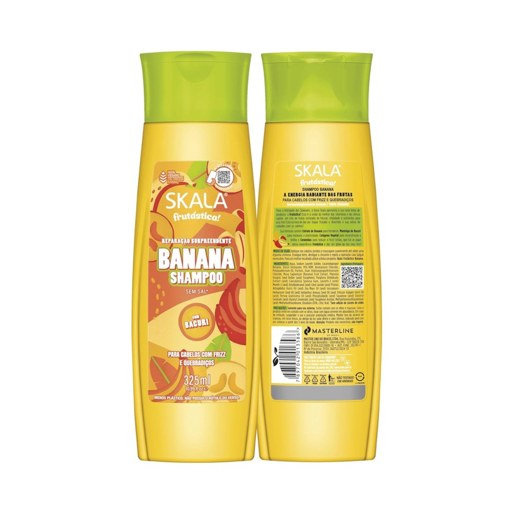 Skala Frutastica Banana Shampoo & Conditioner Kit 325ml