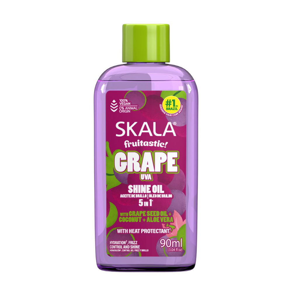 Skala Grape Shine 5 in 1 Hair Oil with Heat Protectant 90ml