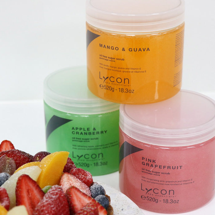 Lycon Sugar Scrub Apple and Cranberry 520g