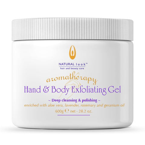 Natural Look Hand & Body Exfoliating Gel Aromatherapy 600g