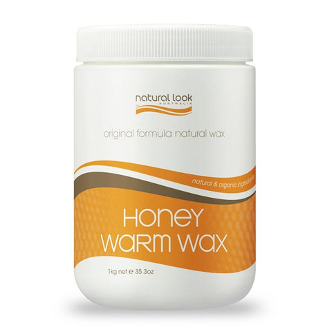 Natural Look Strip Wax Tub Honey Warm 1Kg