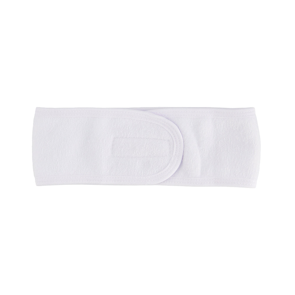 Facial Spa Reusable Headband White 1Pc