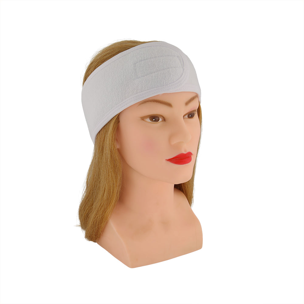 Facial Spa Reusable Headband White 1Pc