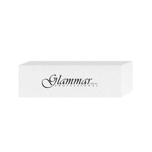 Glammar Nail File Block White 5Pk