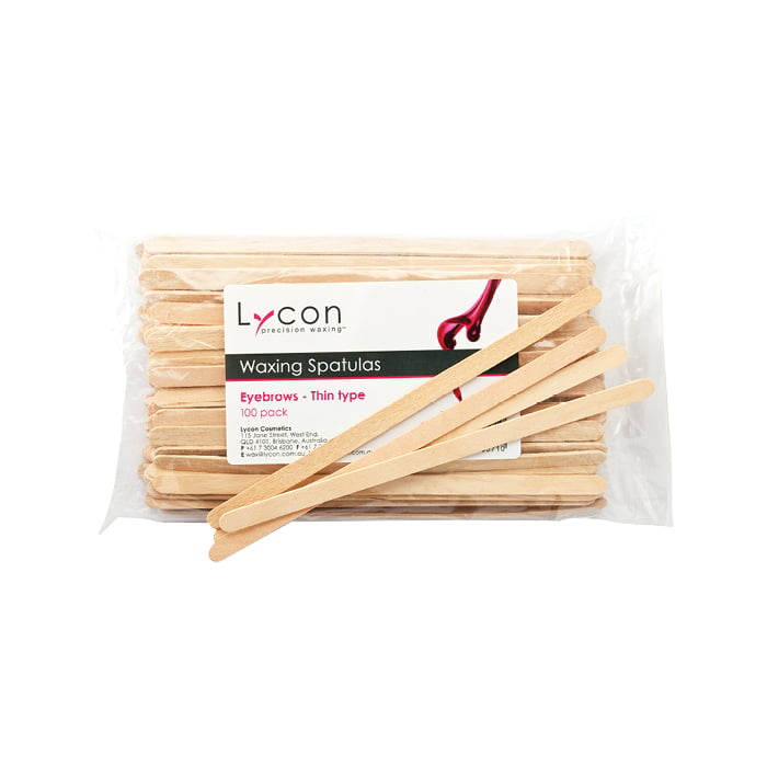 Lycon Spatulas Eyebrows Thin 100Pk