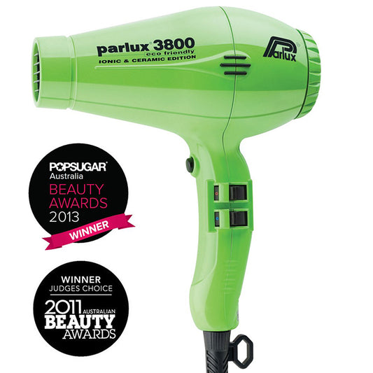 Parlux 3800 Ceramic & Ionic Dryer 2100W Green