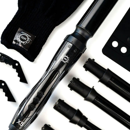 H2D x5 Professional Curling Wand Black