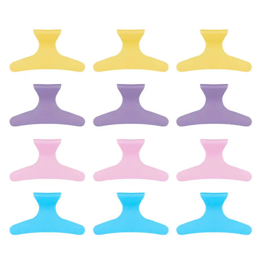 Glammar Butterfly Clips Pastel 12Pk
