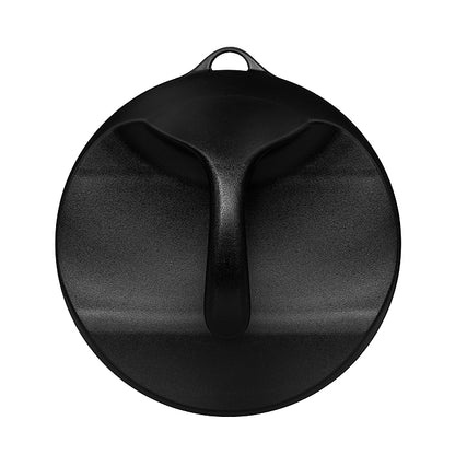 Salon Hand Held Mirror Round Black