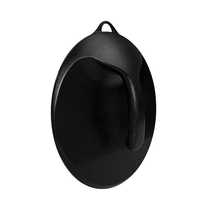 Salon Hand Held Mirror Round Black