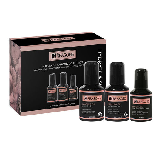 12 Reasons 3pc Travel Set - Marula Oil 60ml