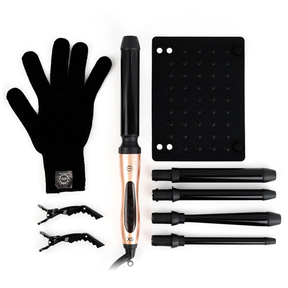 H2D x5 Professional Curling Wand Rose Gold