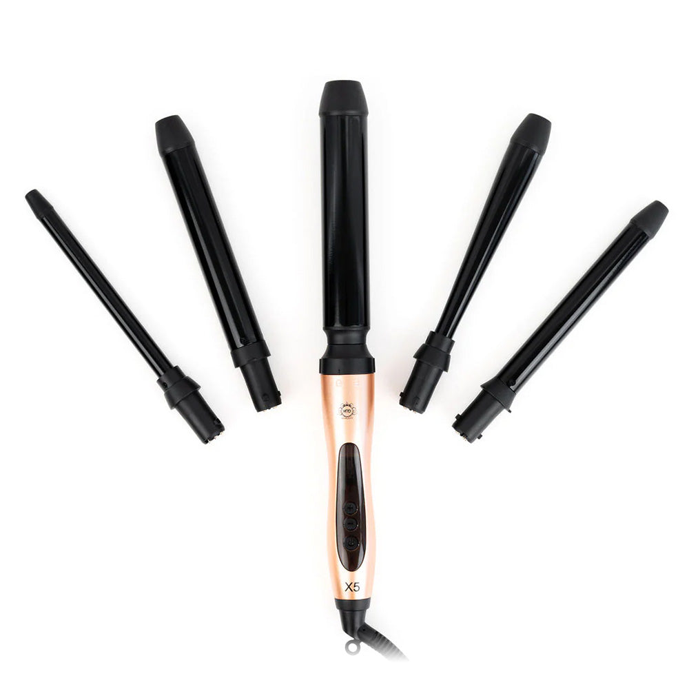 H2D x5 Professional Curling Wand Rose Gold