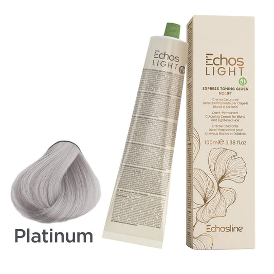 Echos Color Vegan Light Toning Gloss Platinum 100ml