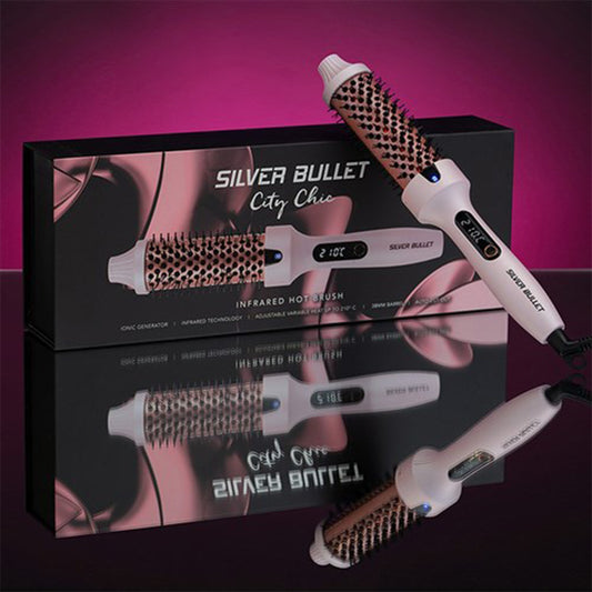Silver Bullet City Chic Infrared Hot Brush - Pink