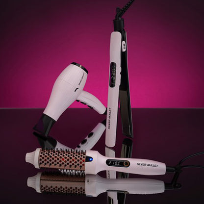Silver Bullet City Chic Infrared Hot Brush - Pink