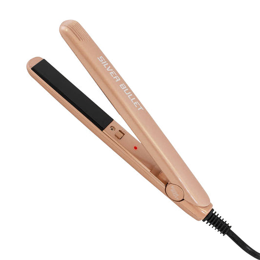 Silver Bullet Mini Hair Straightener Gold