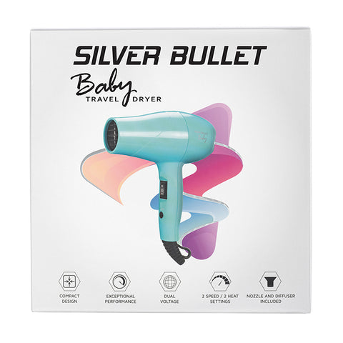 Silver Bullet Metallic Baby Dryer 1200W - Aqua