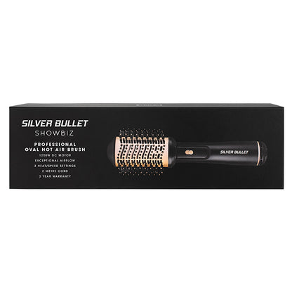 Silver Bullet Showbiz Oval Hot Air Brush - 63.5mm