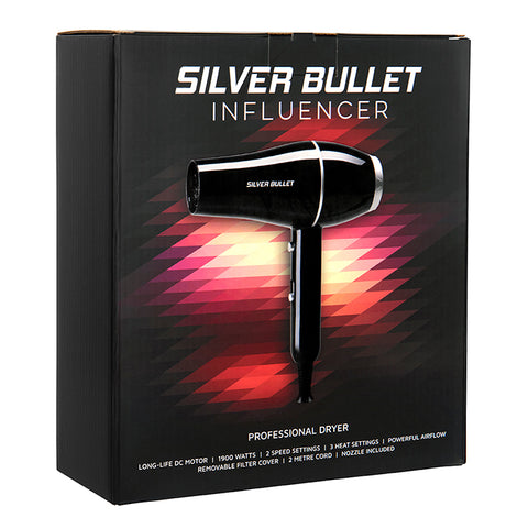 Silver Bullet Influencer Dryer 1900W - Black