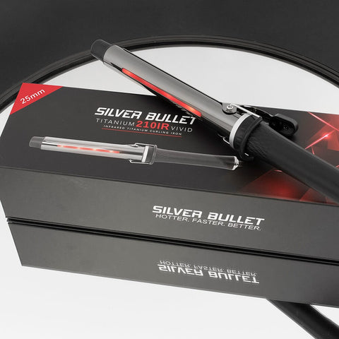 Silver Bullet Vivid IR Titanium 210 Infrared Curling Iron 25mm