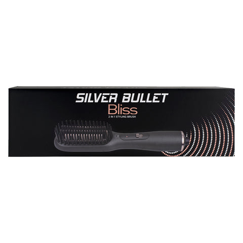 Silver Bullet Bliss Straightening Brush Black