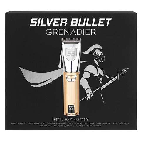 Silver Bullet Grenadier Clipper Cord/Cordless - Gold