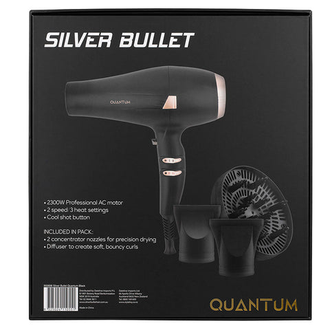 Silver Bullet Quantum Dryer 2300W - Black