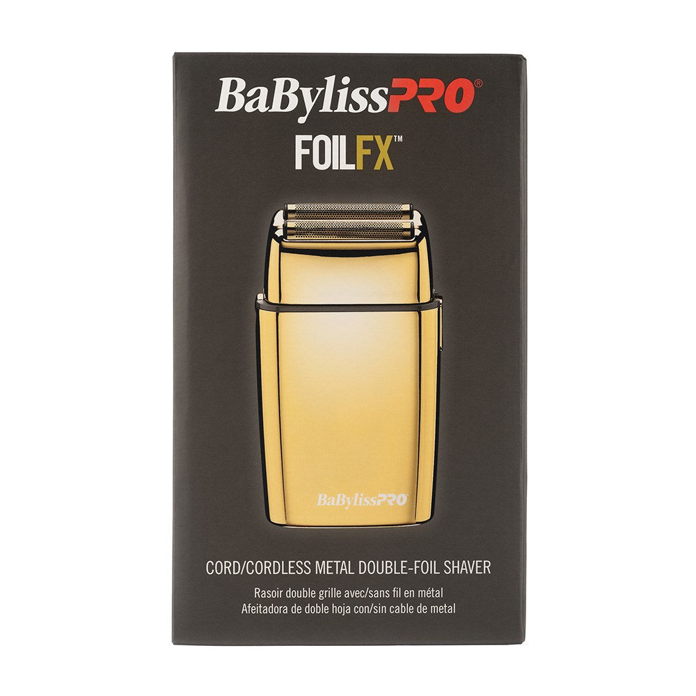 BaBylissPRO Double Foil FX Shaver Gold