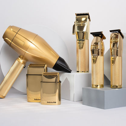 BaBylissPRO Double Foil FX Shaver Gold