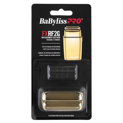 BaBylissPRO Gold FoilFX Shaver Replacement Foil Head with Cutter FXRF2G