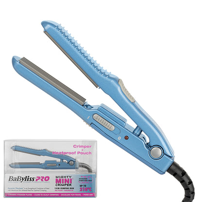 BaBylissPRO Mighty Mini Crimper Blue - 6"