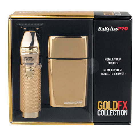 BaBylissPRO Duo Gold Double Foil Shaver & Outliner Trimmer