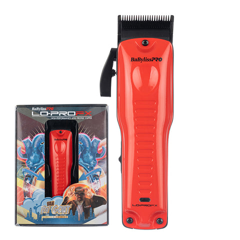 BaBylissPRO Lo-ProFX Red Low Profile Clipper Cord/Cordless