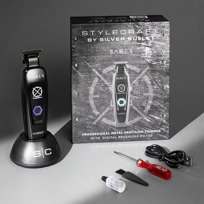 Silver Bullet Style Craft Saber Trimmer Black